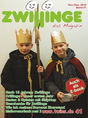 cover image of Zwillinge--das Magazin Nov./Dez. 2019